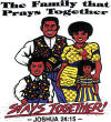 Christian t-shirt - The Family that Prays Together