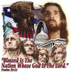 Christian t-shirt - Blessed is the Nation