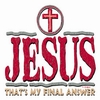 Jesus, My Final Answer Christian Shirt